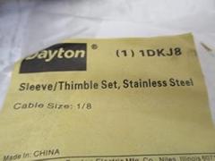 Dayton 1DKJ8 Sleeve/Thimble Set SS New in Factory Bag