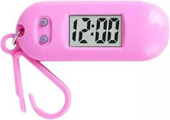 KSLMD Lightweight LED Digital Keychain Pocket Watch Miniature Clock Electronic Timepiece Accessory for Students and Kids