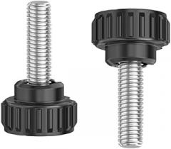 25Pcs 304 Stainless Steel External Thread Finger Screws M3-M8 Adjustable Hand Screws Suitable For Electronic Instruments Mechanical Equipment Outdoor Devices Anti Embroidery And Anti Falling Design(Bl