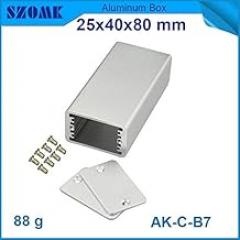 Gimax 10 pcs/lot metal enclosures for electronics equipment electronics 25(H) x40(W) X80(L) mm enclosures supplier manufacturer