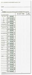 Acroprint - Time Card for Model ATT310 Electronic Totalizing Time Recorder, Weekly, 200/Pack 09-6103-080 (DMi PK