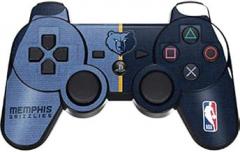 Skinit Decal Gaming Skin for PS3 Dual Shock Wireless Controller - Officially Licensed NBA Memphis Grizzlies Canvas Design