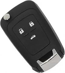 3-Button Car Key Shell Replacement with Uncut Key Blade for Astra, For Insignia, For Vectra, For Corsa, For Zafira – Compatible Key Cover (No Electronics, Transponder Chip or