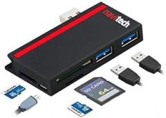 Navitech 2 in 1 Laptop/Tablet USB 3.0/2.0 HUB Adapter/Micro USB Input with SD/Micro SD Card Reader Compatible with Samsung Electronics XE500C13 Chromebook 3 2GB RAM 16GB SSD Laptop, 11.6