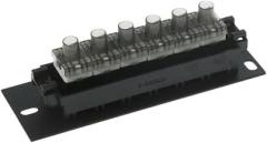 for CAT6 Patch Panel Electronic Cable Wall Mount Rack Bracket LAN RJ45 Connection Wiring 6-