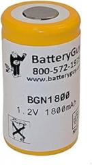 BatteryGuy Sub C Cell Replacement 1.2V 1800mAh Nickel Cadmium Battery Brand Equivalent (Rechargeable)