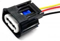 1 Set 3 Pin 7283-8977-30 Car Power Steering Pump Plug Wire Harness EPS Electronic Water Proof Connector(Dark Grey,1 Set)