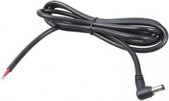 Right Angle DC5.5x2.5mm Plug to Tinned Wire Cord 16AWG for Electronics Repair