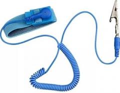 Edward Tools Antistatic Wrist Strap - Adjustable Antistatic Wrist Band with ESD Grounding - Alligator Clip and Extending Long Cable - Protect Electronics - Strap Adjusts Small to XL