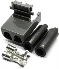 2 Pin Automotive Oil Filter Female Connector Car Electronic Pressure Plug 9144275 for S60 S90(Orange)