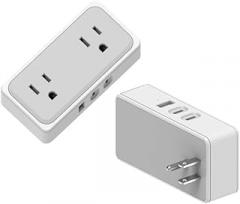 UOYHBTA Sofa Bedside Table Power Extender with Fast Charging Bedroom Mini Strip