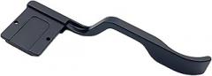Metal Hot Shoe Thumb Up Grip for Fujifilm X-M5 XM5, Aluminum Alloy Thumb Grip with Hot Shoe Cover Protector Thumb Rest Support Holder for Fuji XM5 X-M5 Camera Accessories (Black)
