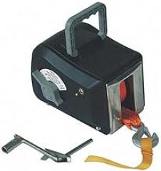 12V DC Pulling Electric Winch with 8.2 fpm and 1500 lb 1st Layer Load Capacity, Mfr: 14L038-A