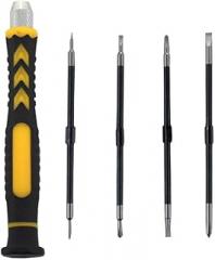 in Screwdriver Set, Screwdriver for Electronics Repair, Phone Repair Tool Kit, Laptop Disassembly Screwdriver with Non Slip Handle, Portable Multi Bit