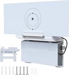 2-in-1 Starlink Gen 3 Router Stander & V3 Power Supply Wall Mount Kit, Durable ABS, Tool-Free Installation Gen 3 Router Wall Mount with Starlink Power Supply Mounting Kit for RV/Home/Office