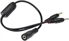 12V Dc Power Splitter Plug 1 Female To 2 Male Cctv Cable Camera Accessories Supply Adapter 3.5*1.35MM 3.5X1.35 New 2025 High For Reliable Electronic Component, Precision, Stable Performance