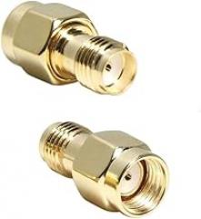 DHT Electronics 2PCS coaxial Coax Adapter SMA Female to RP-SMA Male