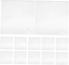 OUNONA 12pcs Vinyl Record Sleeves Storage Bags for Album Covers Self-Adhesive Outer Sleeves Protect and Showcase Your Vinyl Collection Space-Saving Design