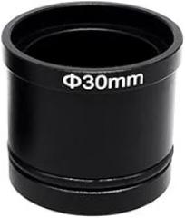 Microscopes Equipment 0.5X C-Mount Lens Adapter 23.2mm 30mm 30.5mm CMOS Electronic Eyepiece Reduction Lens for Stereo Microscope Optical CCD Camera(30mm)