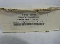 B-Loc 68-10 Shrink Disc Shafts Range 1-7/8 - 2.193