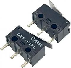 Mini Micro Limit Switch SPDT 1A, 3 Pin Snap Action Switch for Control Circuits and Electronics