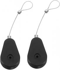 Mikinona 2Pcs Automatic Retractable Cable Locks Heavy Duty Wire Box Telescopic Lost for Electronics Personal Items User Friendly Design