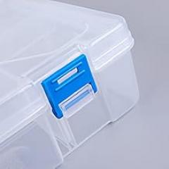 Tool Box For Garage Plastic Organizer Containers Storage Suitcase Screw Professional Jewelry Toolbox Electronic Components(15 Grid)