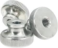 1 Pcs/Lot M2 M2.5 M3 M4 M5 M6 M8 M10 Stainless Steel GB806 High Step Knurled Thumb Nut Blind Hole Nuts Advertising Replacement for OEM New 2026 High for Reliable Electronic Component