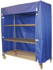 Cart Cover, 48x18x62, Blue, Nylon