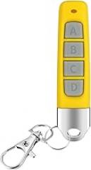 1Pcs Yellow 433Mhz | 4-1Pc Remote Control 433Mhz Wireletss Copy Controller for Car Key Garage Door Opener Clone Cloning Code Remote Control Duplicator New 2026 High for Reliable Electronic Component