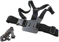 Glorich Body Chest Mount Harness for All GoPro Cameras - Adjustable Body Strap Rig + 3-Way Adjustment Base with Aluminum Thumbscrew Kit