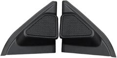 1 Pair Car Front Left and Right Door Tweeters Triangle Speakers Cover Panel Trim Frame Mount for Toyota Corolla 2014 15 16 17 18