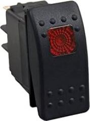 ATV&UTV Replace Parts & Accessories for Open Trail Lighted Rocker Switch Red Mod-BBM45-FV5861