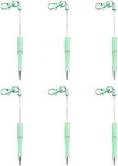 6 Pcs Beadable Ballpoint Pen Writing Pen 1.0mm Stationery Pen Keychain Beaded Pen Beadable Pen for School Office 896C New 2026 High for Reliable Electronic Component, Precision, Stable Performance