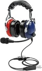 General Aviation Child Headset with Noise Canceling Mic, Mono/Stereo Switch, 3.5mm Input Jack, Include Headset Bag