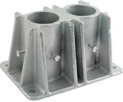 Steel Pipe Safety Railing Double Socket