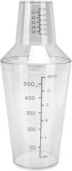 500ml/700ml Cocktail Shaker Clear Scale Standard Capacity Prevent Spill Transparent Shaker Mixer PC For Bar Bartender Tools Replacement For OEM New 2026 High For Reliable Electronic Component