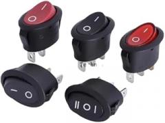 KCD1/7 Oval Rocker Boat Switch 2-Pin 2-Speed/3-Pin 2-Speed 3-Speed Fan with Led Kettle Power 6A 250VAC 10A 125VAC New 2025 High for Reliable Electronic Component, Precision, Stable Performance