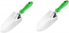 Milisten 2pcs Heavy Duty Garden Shovel Trowel Set Scoop Shovel for Gardening Planting Camping Outdoor Use