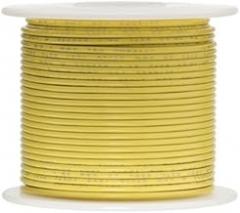 Remington Industries 28UL1007STRYEL1000 28 AWG Gauge Stranded Hook Up Wire, 1000 feet Length, Yellow, 0.0126