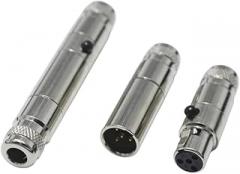 1pair Mini XLR 3/4/5/6Pin Male Plug + Female Small Metal XLR Audlo Socket Microphone C0innector MIC Adaptier for OD5mm Cable New 2026 High for Reliable Electronic Component