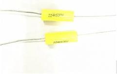 10PCS 630V0.22UF Long Leads Axial Polyester Film Capacitors Electronics 0.22uF 630V fr Tube amp EXBAIOOQ