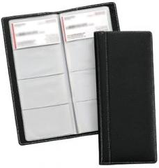 Travelwell Business Card Holder [Set of 4] Color: Black