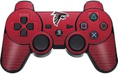 Skinit Decal Gaming Skin Compatible with PS3 Dual Shock Wireless Controller - Officially Licensed NFL Atlanta Falcons Breakaway Design