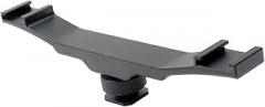 FEICHAO Universal Camera Flash Bracket Extension Rod Double Cold Shoe Bracket