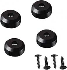 4Pcs Speaker Isolation pad Rubber feet for Electronics Audio Turntable Speaker CD Guitar AV receivers Headphones amp etc