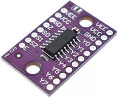 Stayhome Official 74HC4051 CD4051 Single 8-Channel Digitally Controlled Electronic Switch Multiplexers