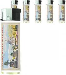 Refillable Electronic Lighter Set of 5 Pieces D-093 Trans World Airlines
