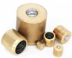 5pcs Brass Push Button Oiler Press fit Ball Gas Engine Electronic Starter Hit&Miss Oil Grease Copper Billiard Cup Butter(6x6mm)