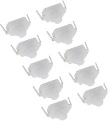 10PCS Latching On Off 1A 30V For Mini Torch Push Button Switch with Copper Terminals 2 Pin for Electronic Projects Remote Controls and Digital Devices